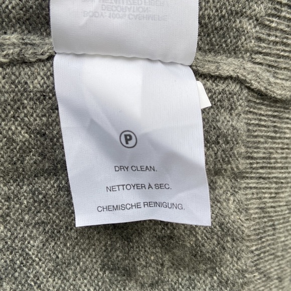 J. Crew Grey Cashmere Sweater with Lamé Fringe Women's Size XXS - Picture 9 of 11